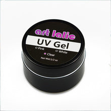 Load image into Gallery viewer, 1 x Clear Transparent UV Gel Nail Art Crystal Nail Tips Pro Brand Tip Glue Extension Builder French Manicure