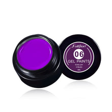 Load image into Gallery viewer, Fulljion Painting Gel Lacquer UV LED Soak Off Paint Color UV Gel Varnish Nail Gel Polish For Nail Art Tips DIY Design Manicure