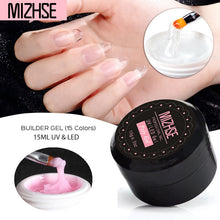 Load image into Gallery viewer, MIZHSE UV Gel Poly Gel Nails Polygels Nails Builder Poligel Nails Kit Extension Acrylic Nail Art Crystal UV Resin Builder Gellak