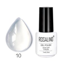 Load image into Gallery viewer, Rosalind 7ML Nail Art Jelly Nail Gel Beauty Transparent Pink Purple Blue UV Gel Nail Polish Long Lasting Nail Lacquer Gel Polish