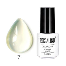 Load image into Gallery viewer, Rosalind 7ML Nail Art Jelly Nail Gel Beauty Transparent Pink Purple Blue UV Gel Nail Polish Long Lasting Nail Lacquer Gel Polish