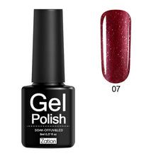 Load image into Gallery viewer, Zation Semi-permanent 29 Colors UV Gel Nail Polish Lacquer Semi Permanent Pure Color Nail Glue Soak Off Hybrid Gel Varnish