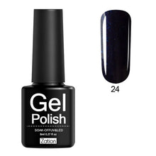 Load image into Gallery viewer, Zation Semi-permanent 29 Colors UV Gel Nail Polish Lacquer Semi Permanent Pure Color Nail Glue Soak Off Hybrid Gel Varnish