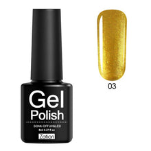 Load image into Gallery viewer, Zation Semi-permanent 29 Colors UV Gel Nail Polish Lacquer Semi Permanent Pure Color Nail Glue Soak Off Hybrid Gel Varnish