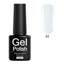 Load image into Gallery viewer, Zation Semi-permanent 29 Colors UV Gel Nail Polish Lacquer Semi Permanent Pure Color Nail Glue Soak Off Hybrid Gel Varnish