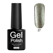 Load image into Gallery viewer, Zation Semi-permanent 29 Colors UV Gel Nail Polish Lacquer Semi Permanent Pure Color Nail Glue Soak Off Hybrid Gel Varnish
