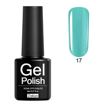 Load image into Gallery viewer, Zation Semi-permanent 29 Colors UV Gel Nail Polish Lacquer Semi Permanent Pure Color Nail Glue Soak Off Hybrid Gel Varnish