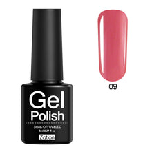 Load image into Gallery viewer, Zation Semi-permanent 29 Colors UV Gel Nail Polish Lacquer Semi Permanent Pure Color Nail Glue Soak Off Hybrid Gel Varnish
