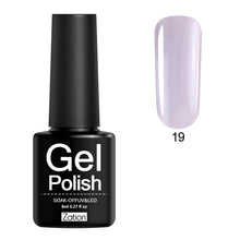 Load image into Gallery viewer, Zation Semi-permanent 29 Colors UV Gel Nail Polish Lacquer Semi Permanent Pure Color Nail Glue Soak Off Hybrid Gel Varnish