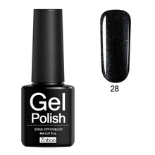 Load image into Gallery viewer, Zation Semi-permanent 29 Colors UV Gel Nail Polish Lacquer Semi Permanent Pure Color Nail Glue Soak Off Hybrid Gel Varnish