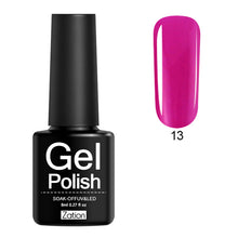 Load image into Gallery viewer, Zation Semi-permanent 29 Colors UV Gel Nail Polish Lacquer Semi Permanent Pure Color Nail Glue Soak Off Hybrid Gel Varnish