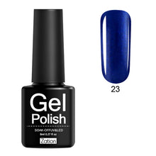 Load image into Gallery viewer, Zation Semi-permanent 29 Colors UV Gel Nail Polish Lacquer Semi Permanent Pure Color Nail Glue Soak Off Hybrid Gel Varnish