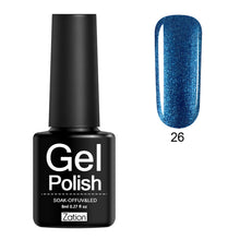 Load image into Gallery viewer, Zation Semi-permanent 29 Colors UV Gel Nail Polish Lacquer Semi Permanent Pure Color Nail Glue Soak Off Hybrid Gel Varnish