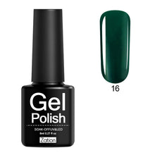 Load image into Gallery viewer, Zation Semi-permanent 29 Colors UV Gel Nail Polish Lacquer Semi Permanent Pure Color Nail Glue Soak Off Hybrid Gel Varnish