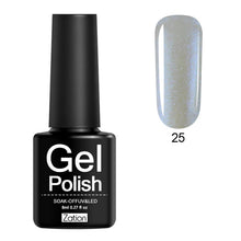 Load image into Gallery viewer, Zation Semi-permanent 29 Colors UV Gel Nail Polish Lacquer Semi Permanent Pure Color Nail Glue Soak Off Hybrid Gel Varnish