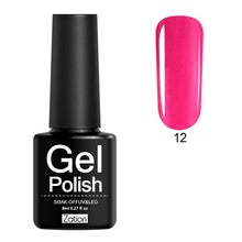 Load image into Gallery viewer, Zation Semi-permanent 29 Colors UV Gel Nail Polish Lacquer Semi Permanent Pure Color Nail Glue Soak Off Hybrid Gel Varnish